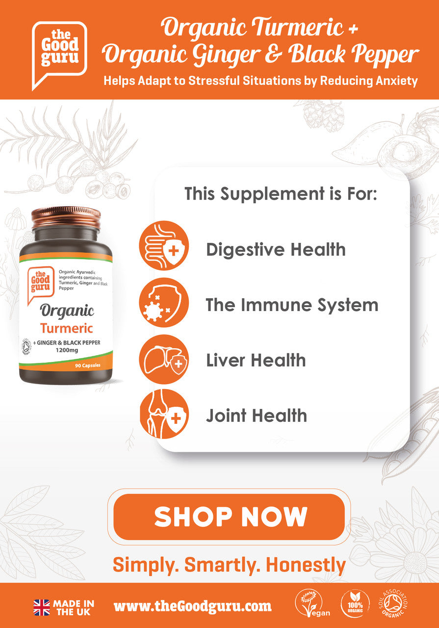 Organic Turmeric, Ginger & BP